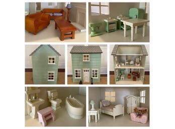 Pottery Barn WestPort Dollhouse With Furniture