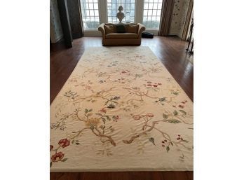 Beautiful Floral Traditional  Fabric Pattern  Carpet 9'2' X 19'