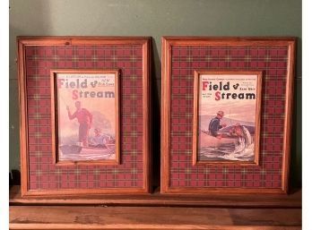 Vintage Framed Prints :filed & Stream: By Zane Grey 22 X 18