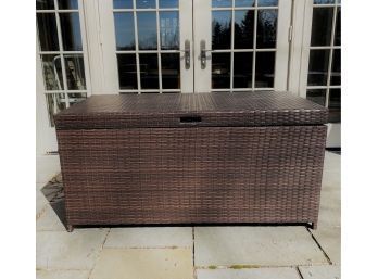 Outdoor Patio Wicker Storage Box OHANA Furniture