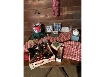 Lot Of Vintage Christmas Decorations