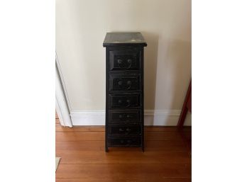 Vintage Black Colored Storage Cabinet