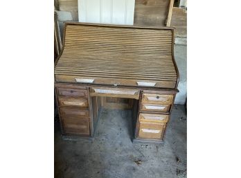 Antique Roll Top Desk