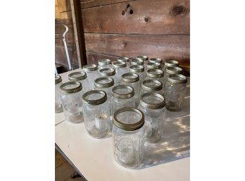 Vintage Jars With Candles