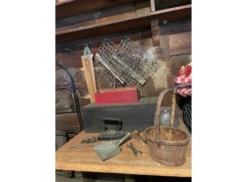 Lot Includes Antique Items