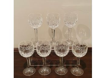 Waterford Crystal Baloon Wine Glasses Set Of 7    #10