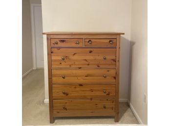 Ikea 6 Drawer Pine Dresser #48