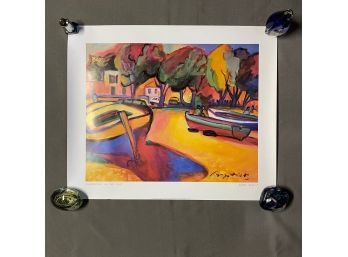 Unframed Art Print By Gerry Baptist 20X24   #201 'L'