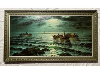 29 X 53 Large Vintage Print Signed August #217   'L'