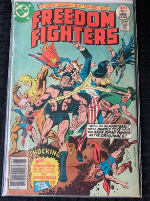 DC Comics - April 1977, Issue 7: Freedom Fighters ,The Emperor Of The North Pole, 1st Appearance The Crusaders