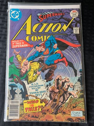 DC Comics - April 1977, Issue 470 - Superman's Action Comics,  Originally 30 Cents