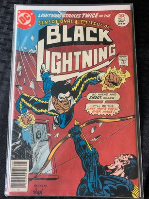 DC Comics - May 1977, Vol 1, Issue 2: Black Lightening , Merlyn Means Murder!