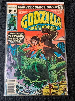 Marvel Comics - May 1978, Issue 10: GODZILLA, King Of The Monsters, Godzilla Vs Yetrigar