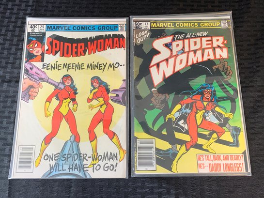 Marvel Comics - Two Spider-woman Comic Books, No.25 & No.47