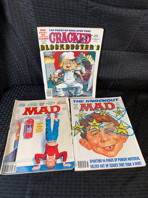 1970s And 80s MAD And CRACKED Magazines