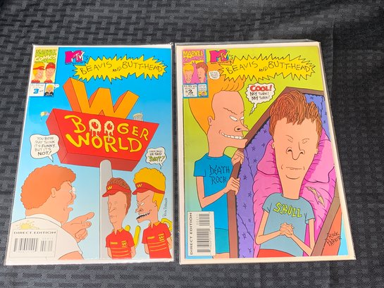 MTV Marvel Comic Books, Beavis And Butthead, Issues No.2 & 3