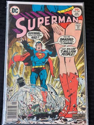 DC Comics - January 1977, Issue 307- Superman, Krypton - No More