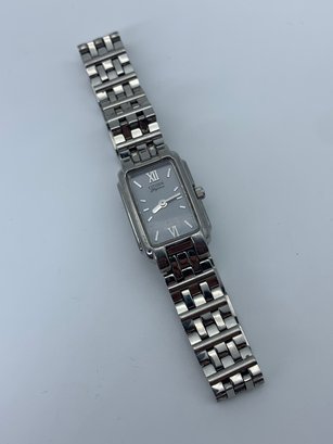 Citizen Elegance Signature Womens Wristwatch, Silver Toned Face And Band, Sapphire Crystal, Needs Battery