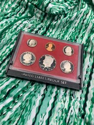 1981 US Proof Set, 6 Piece Original Government Packaging, Susan B Anthony Dollar, Protective Case, S Mint Mark