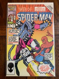 Marvel Comics - August 1986, Issue 17: Web Of SPIDER-MAN, Missing In Action Begins! The MAGMA Solution
