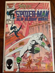 Marvel Comics - February 1987, Issue 23: Web Of SPIDER-MAN, Slip Slydin' Away!