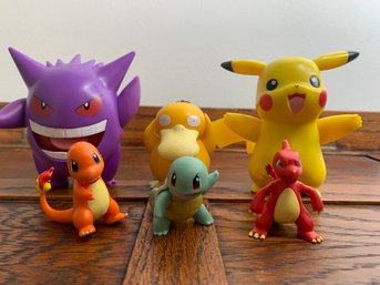 Collection Of Vintage, Preloved Pokemon Toys, Incl. Gengar Battle Feature Figure & Talking Pikachu