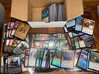 MAGIC The Gathering - Box Of Loose Deckmaster Cards, Vintage To Modern, Lots Of Holograms (Lot 1 Of 4)