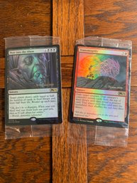 Two MAGIC The Gathering Special Insert Deckmaster  June 2020 Sorcery Cards, Sealed, Holographic / Holo