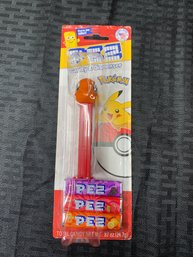 Pokemon Charmander PEZ Dispenser, In Original Blister Pack With Candy, Cardboard And Plastic Worn From Storage