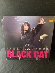 Janet Jackson - Black Cat Single, Record, 1989 Album