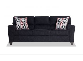 NEW IN PLASTIC WRAPPING! Bob's Furniture Calvin Black Sofa