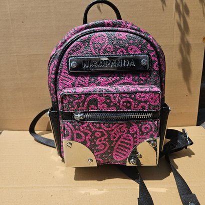 RARE NICOPANDA Pink & Black Panda Nation Backpack - Brand New / Minor Imperfections!