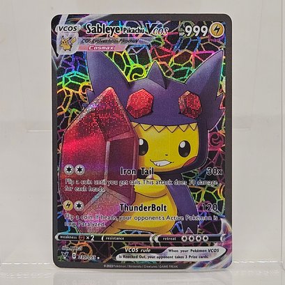 Sableye Pikachu Cosplay Custom Pokemon Card