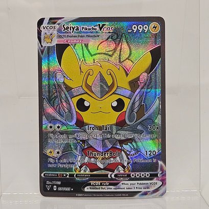 Seiya  Pikachu Cosplay Custom Pokemon Card