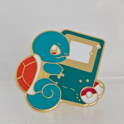 Squirtle Pokemon Brooch Pin