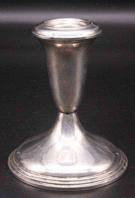 Vintage Reed And Barton 432 Sterling Weighted Silver Candle Holder