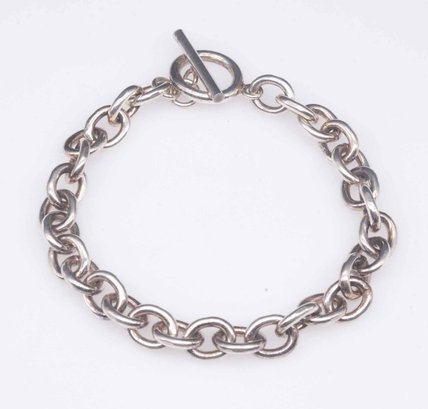Sterling Silver Chain Bracelet, Closed Perimeter