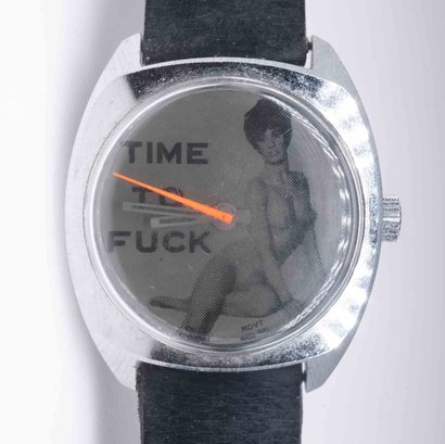 Time To Fuck Stainless Steel Mens Watch