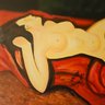 After Amedeo Modigliani Oil On Canvas 'Nude Woman On Sheets'