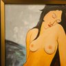 After Amedeo Modigliani Oil On Canvas 'Nude Woman'