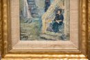 Vintage Impressionist Oil On Masonite Signed Ara