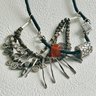 Chinese Tibetan Silver Necklace Z1003