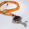 Blood Amber Pendant With Amber Necklace M9803