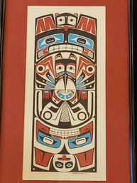 Ken Mailhot Northwest Native Art Print (circa 1980s)
