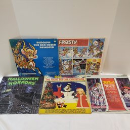 Lot Of Vintage Children's Holiday Records