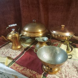 Lot Of Vintage Copper Kitchenware