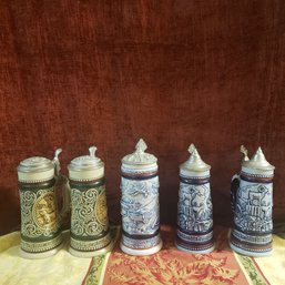 Assorted Lot Of Vintage Beersteins By Avon #1