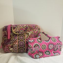 Lot Of Vera Bradley Handbag And Laptop Bag