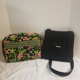 Lot Of Vera Bradley Computer Bag And Hand Bag