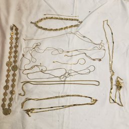 Huge Lot Of Costume Jewelry Necklaces